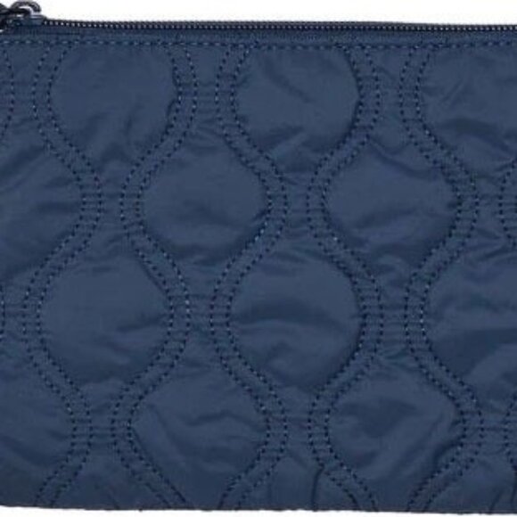 Dare To Roam VIP Zipper Pouch Navy Makeup & Misc. Antimicrobial Organizer NEW - Picture 4 of 4